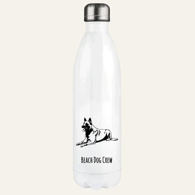 Thermosflasche mit Belgischer Schäferhund Malinois-Motiv, Handgezeichnet, Motiv 3