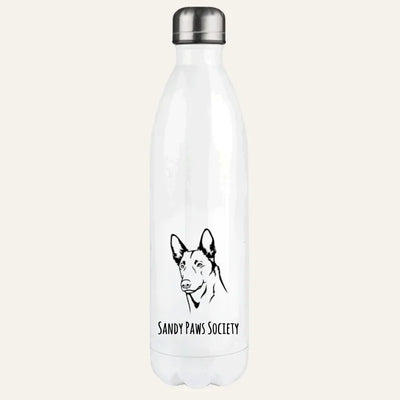 Thermosflasche mit Belgischer Schäferhund Malinois-Motiv, Handgezeichnet, Motiv 1