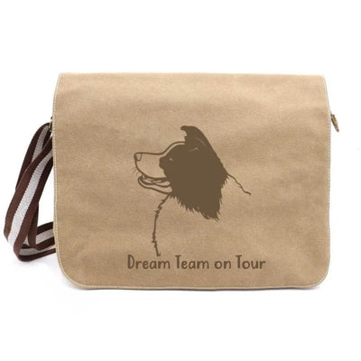 Messenger Bag mit Border Collie-Motiv, Motiv 1