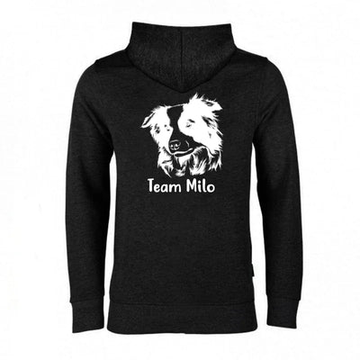 Hoodie mit Border Collie-Motiv, Kopf