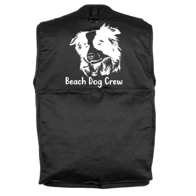Hundesportweste mit Border Collie-Motiv, Kopf