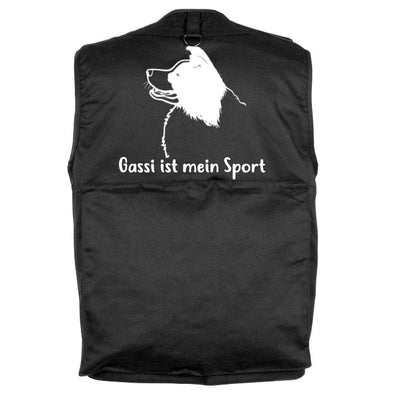 Hundesportweste mit Border Collie-Motiv, Motiv 1
