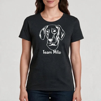 Premium T-Shirt mit Braque de l'Ariège-Motiv