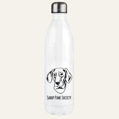 Thermosflasche mit Braque de l'Ariège-Motiv