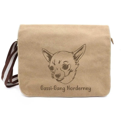 Messenger Bag mit Chihuahua-Motiv, Kurzhaar 1