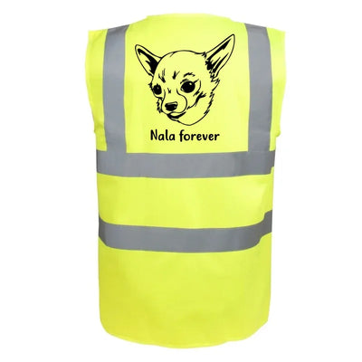 Classic Warnweste mit Chihuahua-Motiv, Kurzhaar 1