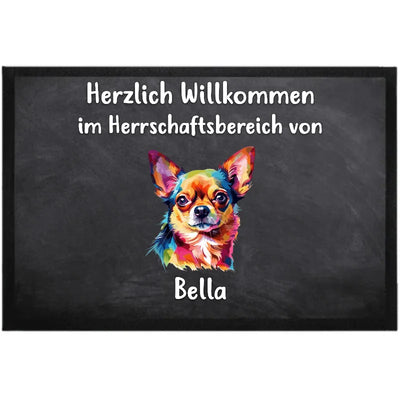 Fußmatte Herrschaftsbereich mit Chihuahua-Motiv