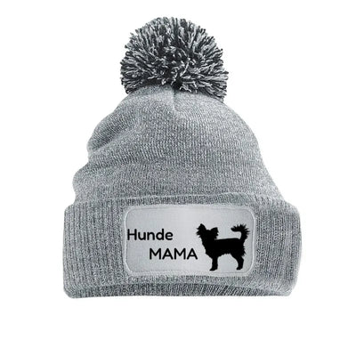 Bommelmütze Hunde-Mama/-Papa mit Chihuahua-Motiv