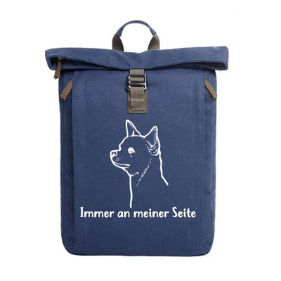 Rolltop-Rucksack mit Chihuahua-Motiv, Motiv 2