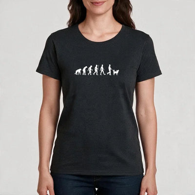 T-Shirt Evolution mit Chihuahua-Motiv