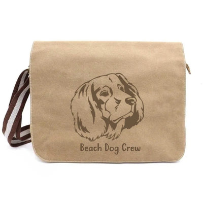 Messenger Bag mit Deutsch Langhaar-Motiv