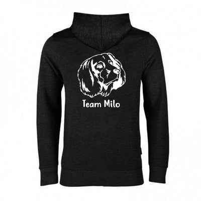 Hoodie mit Deutsch Langhaar-Motiv