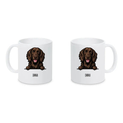 Keramiktasse mit Deutsch Langhaar-Motiv