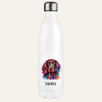 Thermosflasche mit Deutsch Langhaar-Motiv, Pop Art