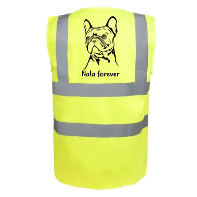 Classic Warnweste mit Französische Bulldogge-Motiv, Motiv 2