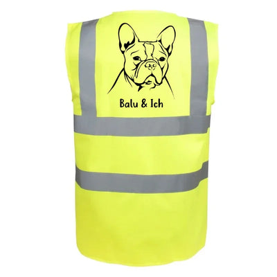 Classic Warnweste mit Französische Bulldogge-Motiv, Motiv 3