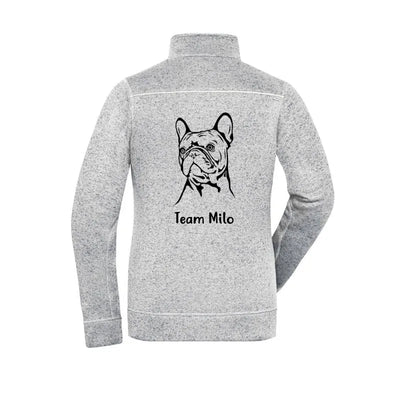 Fleecejacke mit Französische Bulldogge-Motiv, Motiv 2