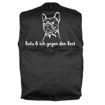 Hundesportweste mit Französische Bulldogge-Motiv, Motiv 2