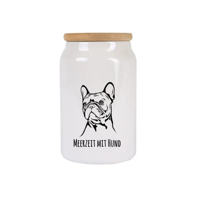 Leckerlidose mit Französische Bulldogge-Motiv, Handgezeichnet, Motiv 2