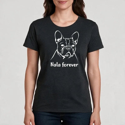 Premium T-Shirt mit Französische Bulldogge-Motiv, Motiv 3