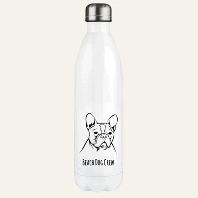 Thermosflasche mit Französische Bulldogge-Motiv, Handgezeichnet, Motiv 3