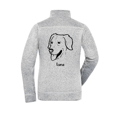 Fleecejacke mit Golden Retriever-Motiv, Motiv 4