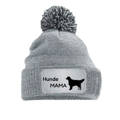 Bommelmütze Hunde-Mama/-Papa mit Golden Retriever-Motiv, Motiv 1