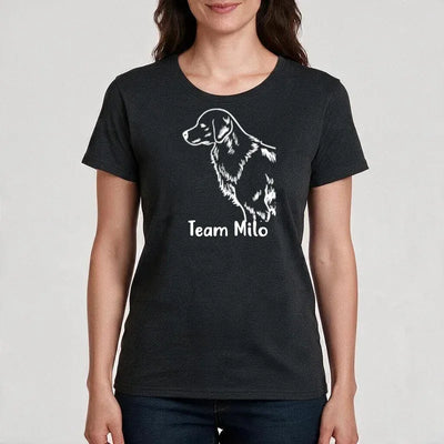 Premium T-Shirt mit Golden Retriever-Motiv, Motiv 3