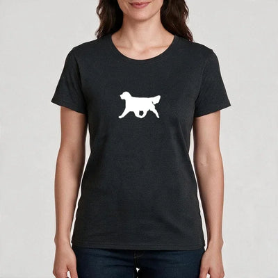 T-Shirt Silhouette mit Golden Retriever-Motiv, Motiv 2