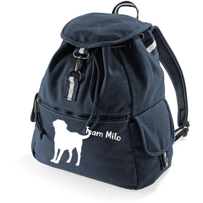 Canvas-Rucksack mit Labrador Retriever-Motiv, Motiv 2