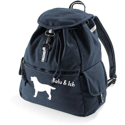 Canvas-Rucksack mit Labrador Retriever-Motiv, Motiv 1