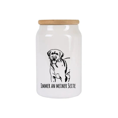 Leckerlidose mit Labrador Retriever-Motiv, Handgezeichnet, Motiv 2