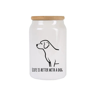 Leckerlidose mit Labrador Retriever-Motiv, Handgezeichnet, Motiv 3
