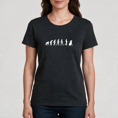 T-Shirt Evolution mit Labrador Retriever-Motiv, Motiv 3