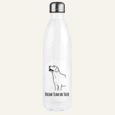 Thermosflasche mit Labrador Retriever-Motiv, Handgezeichnet, Motiv 4