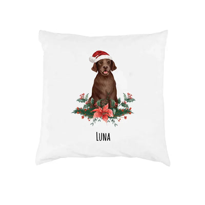 Weihnachtskissen mit Labrador Retriever-Motiv, Weihnachten