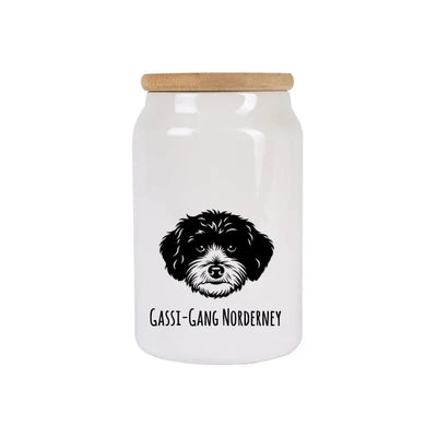 Leckerlidose mit Maltipoo-Motiv