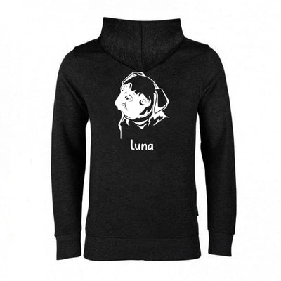 Hoodie mit Mops-Motiv, Motiv 2