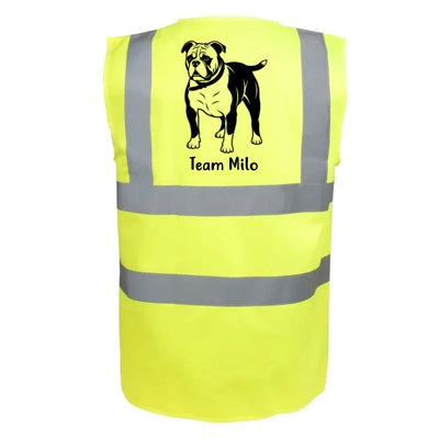 Classic Warnweste mit Old English Bulldog-Motiv, Motiv 2