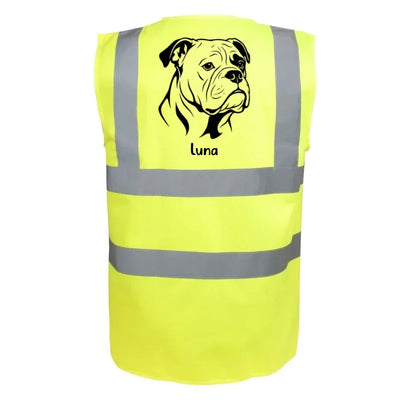 Classic Warnweste mit Old English Bulldog-Motiv, Motiv 1