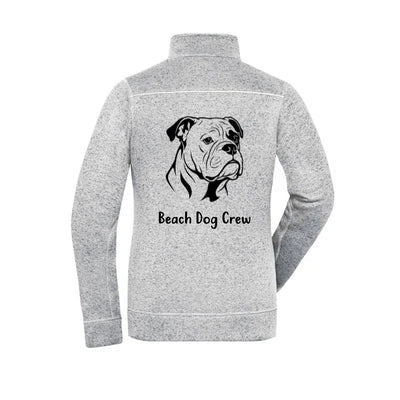 Fleecejacke mit Old English Bulldog-Motiv, Motiv 1