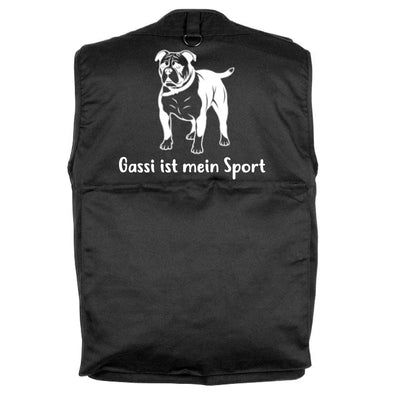 Hundesportweste mit Old English Bulldog-Motiv, Motiv 2