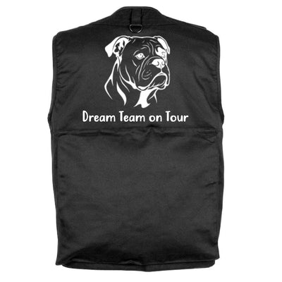 Hundesportweste mit Old English Bulldog-Motiv, Motiv 1