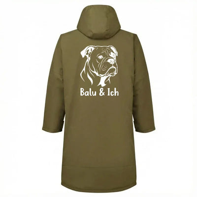 Gassi-Mantel mit Old English Bulldog-Motiv, Motiv 1