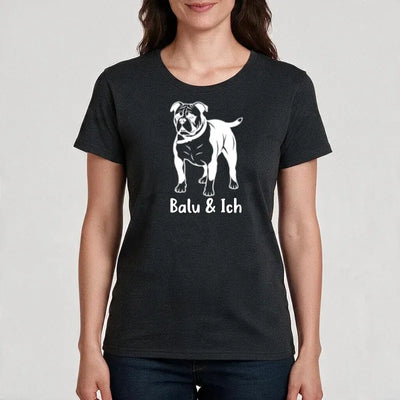 Premium T-Shirt mit Old English Bulldog-Motiv, Motiv 2
