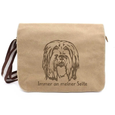 Messenger Bag mit Polski Owczarek Nizinny-Motiv