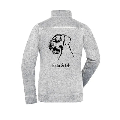 Fleecejacke mit Riesenschnauzer-Motiv, Motiv 2