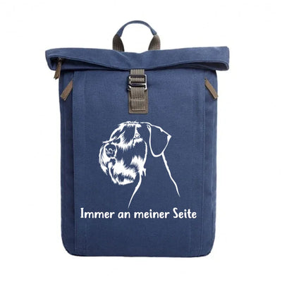 Rolltop-Rucksack mit Riesenschnauzer-Motiv, Motiv 2