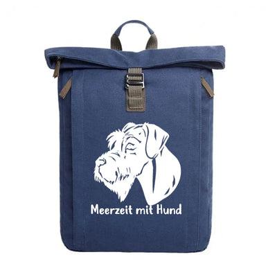 Rolltop-Rucksack mit Riesenschnauzer-Motiv, Motiv 1