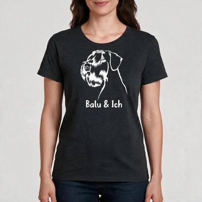 Premium T-Shirt mit Riesenschnauzer-Motiv, Motiv 2
